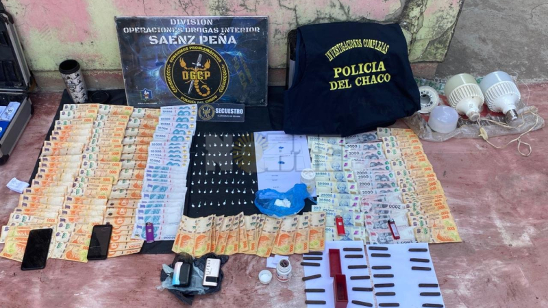 Detienen a la "Abuelita narco" y a "Pichulo" en Sáenz Peña