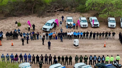 Despliegue de seguridad en la frontera entre el Chaco, Salta y Santiago