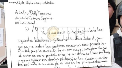 César Sena quiere votar el 26 de octubre