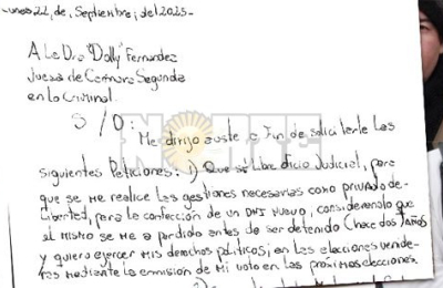 César Sena quiere votar el 26 de octubre