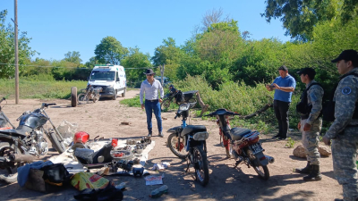 Desarticulan un desarmadero clandestino de motocicletas en Sáenz Peña