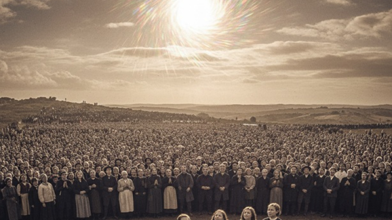 Hace 108 años ocurrió el "milagro del sol" de la Virgen de Fátima