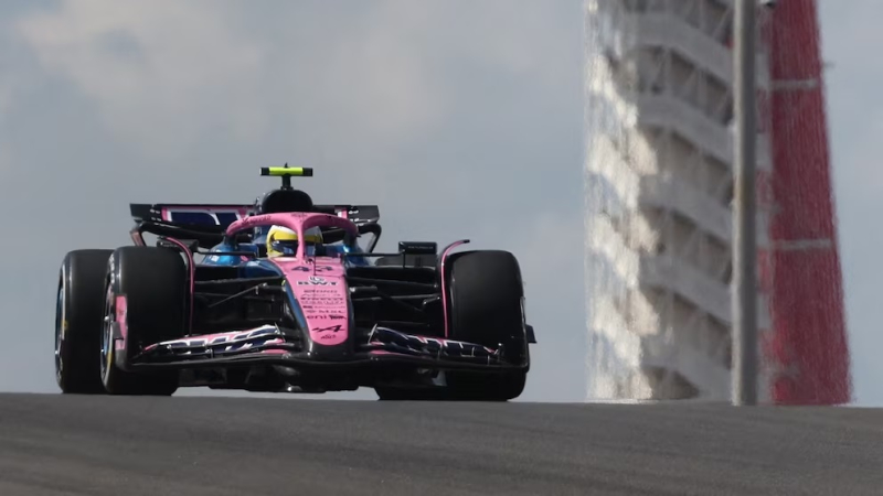 Lando Norris dominó la práctica libre en Austin y Colapinto finalizó en el 16° puesto