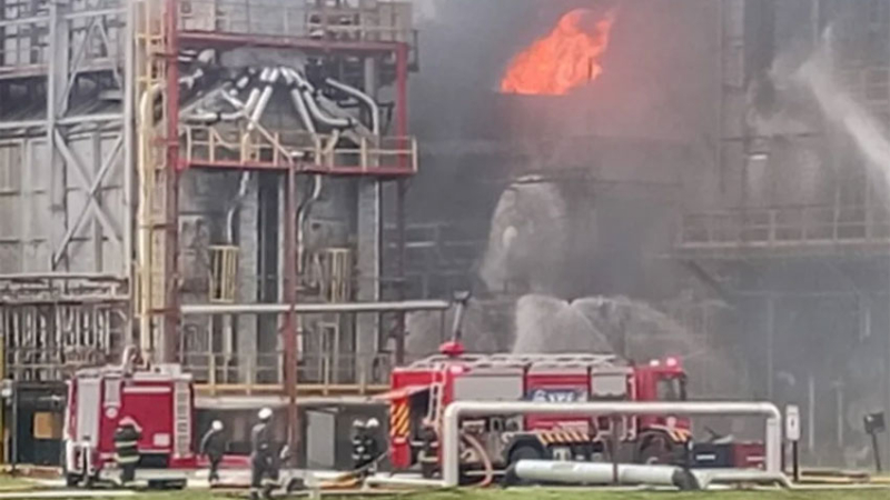 Incendio en la Refinería YPF: no hubo heridos
