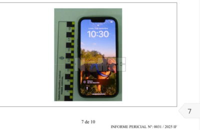 El perito que fue amenazado por el abogado Boniardi Cabra no pudo abrir el celular