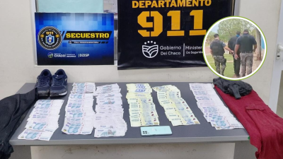 "Chuky" robó cinco millones de pesos: no alcanzó a gastar el dinero y lo atraparon las autoridades
