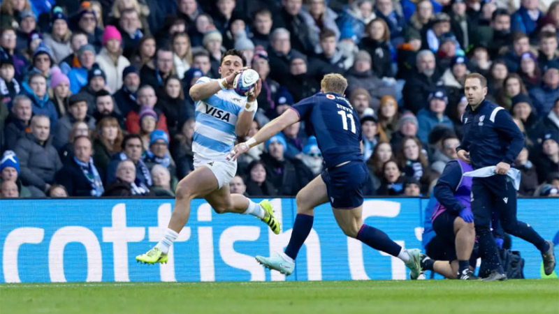 Los Pumas le ganaron a Escocia con una gran remontada