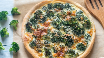 Tarta de brócoli, cargada de nutrientes y sabor