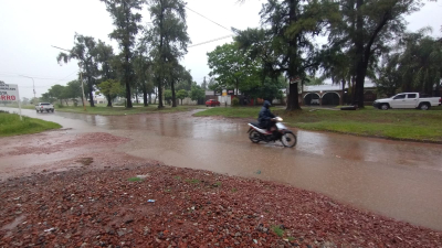 Sáenz Peña: llegó la lluvia para aplacar jornadas de mucho calor