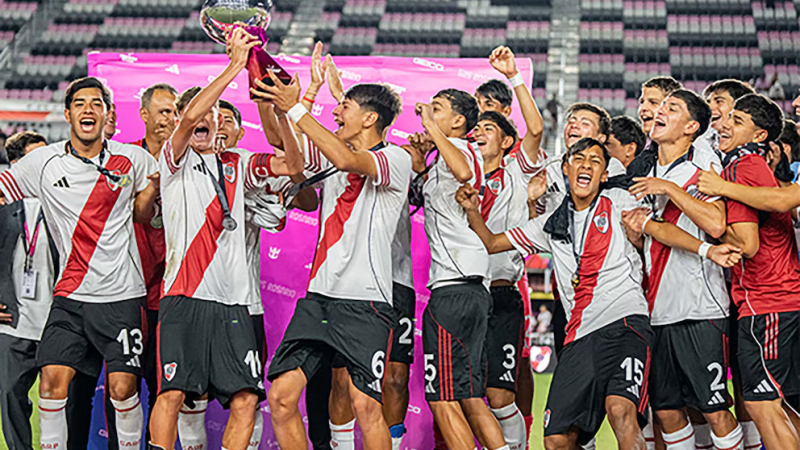 River Plate posicionado como el club con mejores juveniles de Argentina y tercero en el mundo