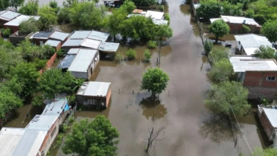 San Luis del Palmar en emergencia por un temporal sin precedentes