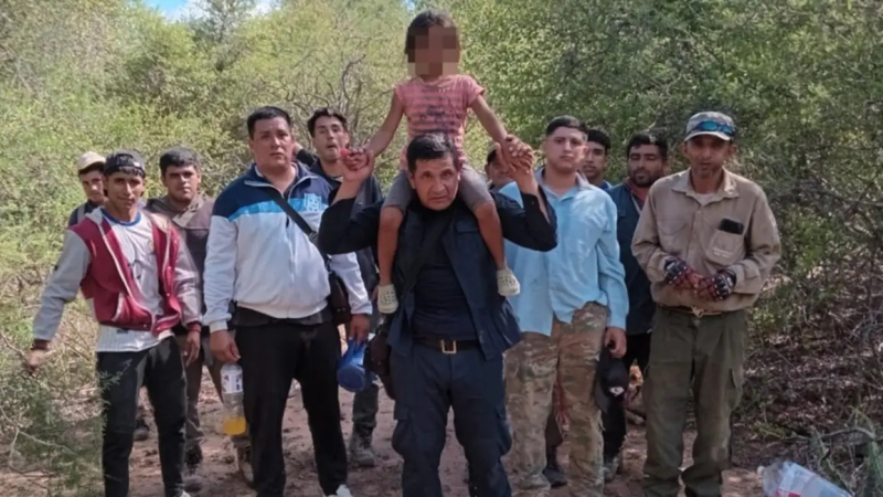 Una niña de seis años se perdió en el monte y caminó 50 kilómetros