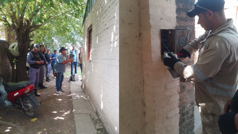 Se electrocutó con el alambre del tendal y falleció