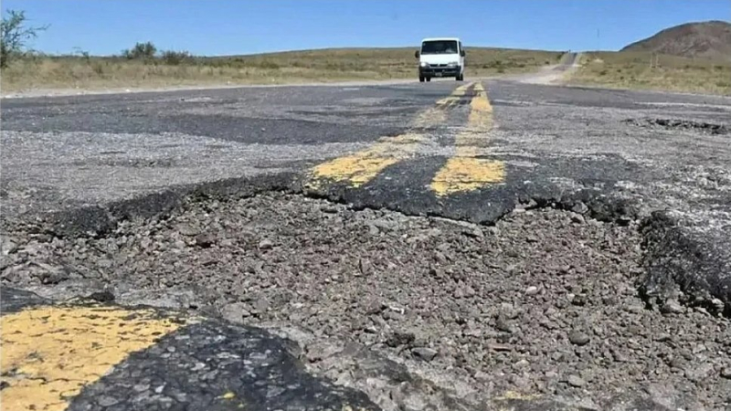 El 70% de las rutas nacionales está en mal estado
