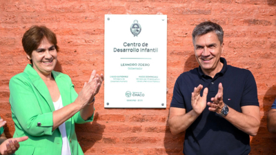 Zdero inauguró un nuevo centro de desarrollo infantil en Samuhú