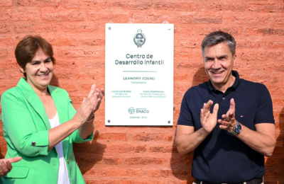 Zdero inauguró un nuevo centro de desarrollo infantil en Samuhú