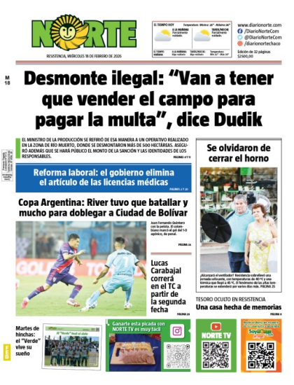 Edición del 18-02-2026