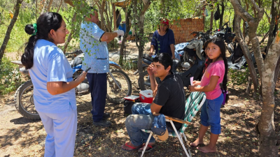Equipo sanitario brindó atención médica a comunidades