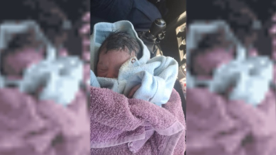 Un recién nacido fue encontrado en una bolsa, en la vereda