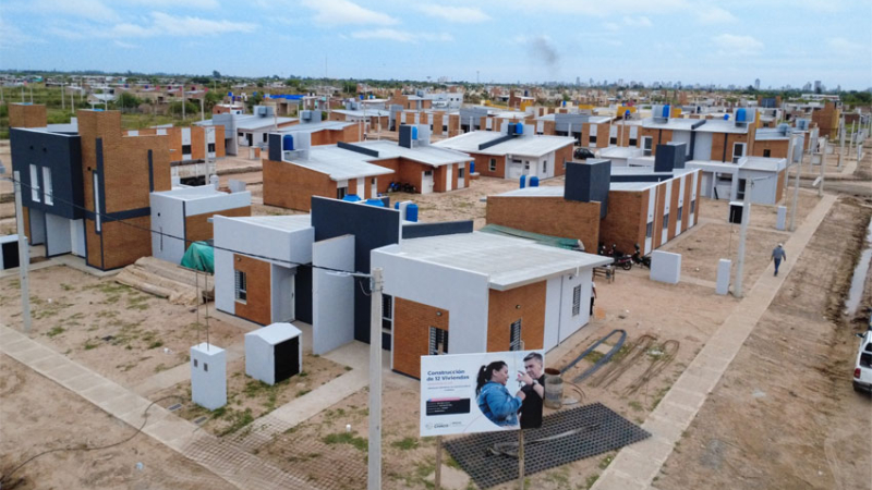 Avanza la construcción en Chacra 214: obras en etapa final
