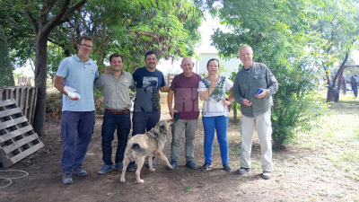 Investigador de México visitó la estación agropecuaria de Las Breñas