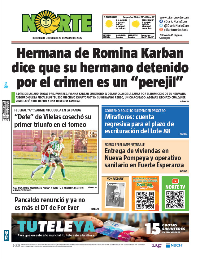 Edición del 29-03-2026