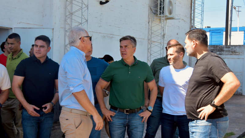 Zdero anunció la construcción de un microestadio y otras obras para el deporte