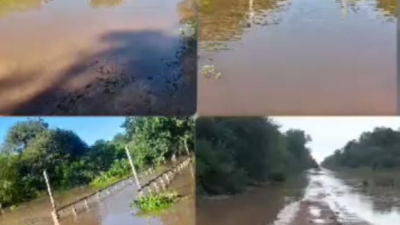 Creciente del Bermejito deja aisladas también a familias en paraje La Fortuna