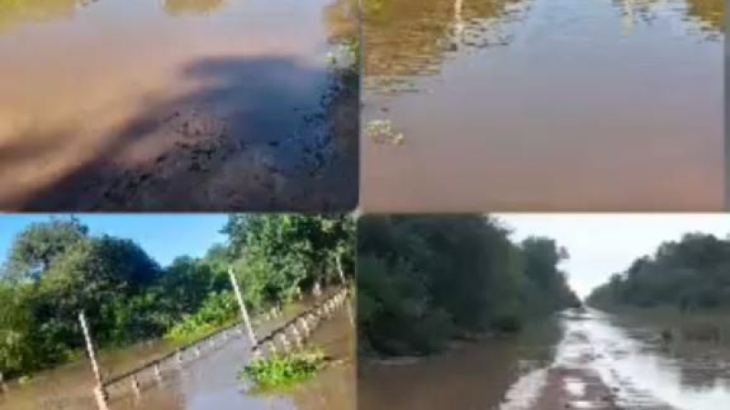 Creciente del Bermejito deja aisladas también a familias en paraje La Fortuna