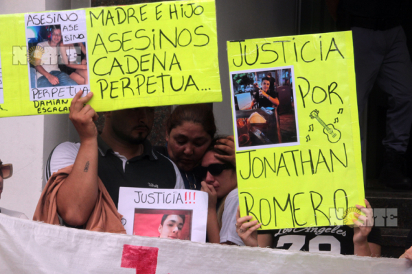 Marcha por justicia por el crimen de Jonathan Romero