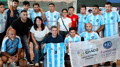 Zdero acompañó a Los Murciélagos en Resistencia y reforzó el impulso al deporte inclusivo