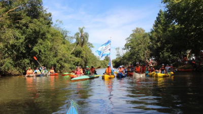 Remar para cuidar: jornada de canotaje y conciencia ambiental en Villa Fabiana Sur