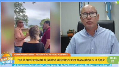 El presidente de Vivienda cuestionó la "soberbia y prepotencia" de Aldo Leiva