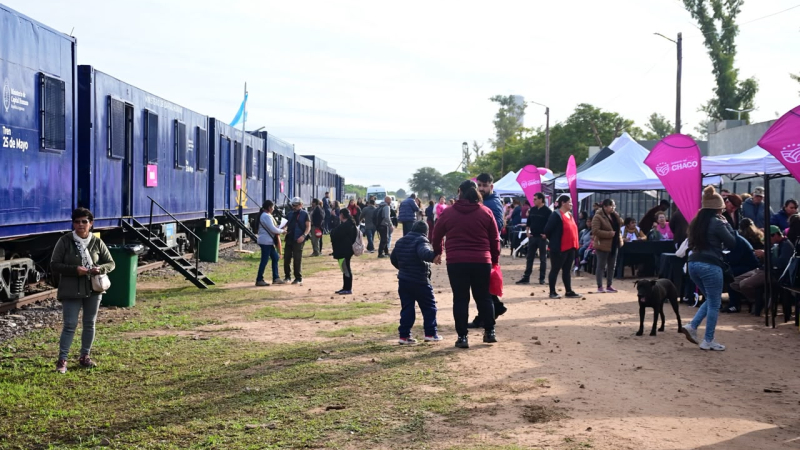 Legisladores destacaron el impacto social del Tren 25 de Mayo en Hermoso Campo