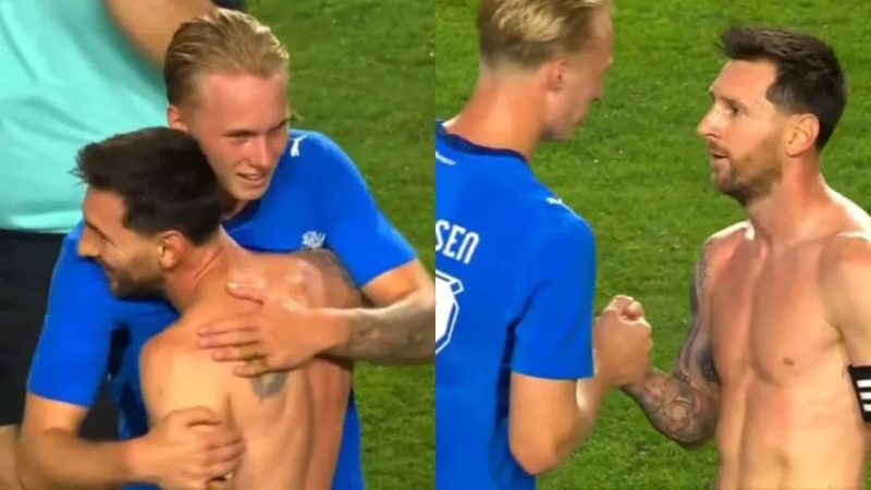 Daníel Gudjohnsen, el hijo de un excompañero que sorprendió a Messi tras el partido Argentina-Islandia