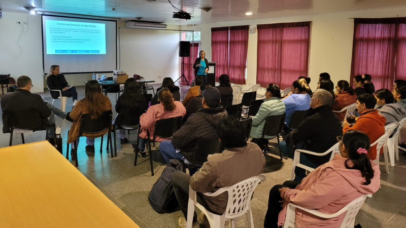 Continúan en el interior provincial las capacitaciones sobre cuidado prenatal y nutrición infantil