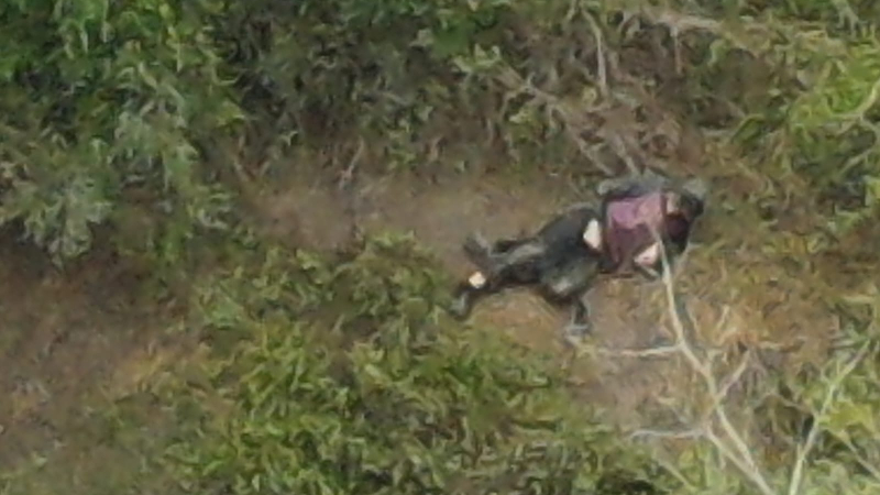 Jonathan Blanco fue encontrado a través de imágenes térmicas de un dron