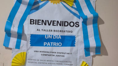 Pacientes de salud mental participaron de una jornada alusiva al 20 de junio