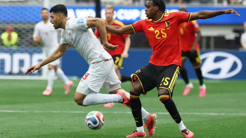 Bélgica no logró quebrar a Irán y terminó en empate