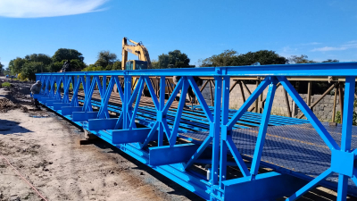 Caffa brindó detalles sobre la construcción del nuevo puente sobre el riacho El Pucú