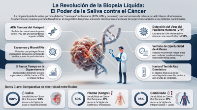 El diagnóstico que cabe en un frasco de saliva