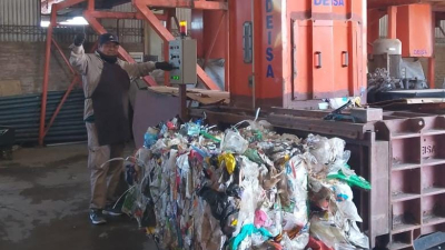 La planta de residuos sólidos de Sáenz Peña procesa unas 500 toneladas al año