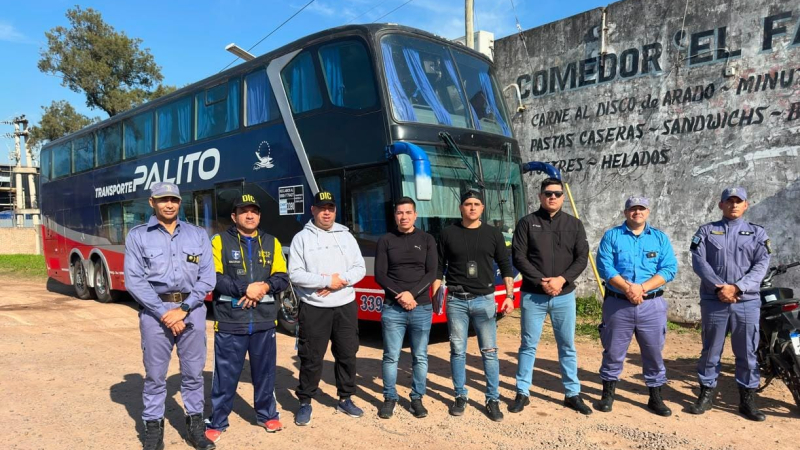 Hallaron en Sáenz Peña un colectivo que fue robado en Resistencia