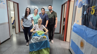 La voluntad inmensa de una paciente intervenida en el HAC que nunca se rindió  