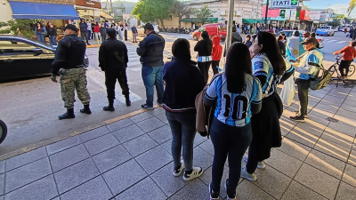 Operativo especial para esta tarde de domingo en Sáenz Peña