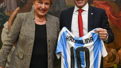 Kristalina Georgieva destacó la solidez del programa económico