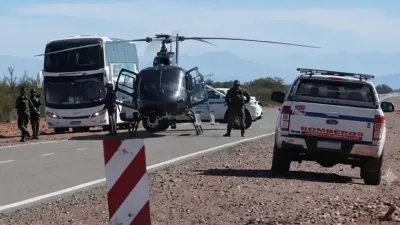 Cayó un helicóptero en San Juan y murieron los 7 ocupantes