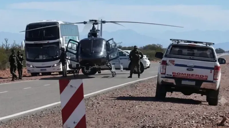 Cayó un helicóptero en San Juan y murieron los 7 ocupantes
