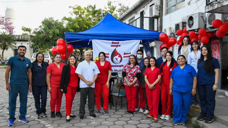 Centro de Hemoterapia: colecta externa de sangre