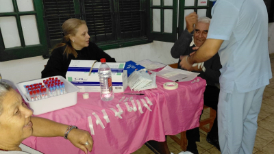 Casa de la Solidaridad del barrio San Juan Bautista: controles de laboratorio para adultos mayores